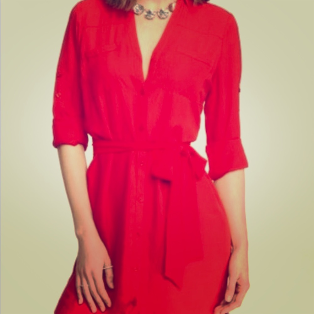 Express Portofino Shirt Dress